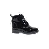 Ботинки женские с лакированной кожи чёрные на байке 1331-300-20 1331-300-20 фото